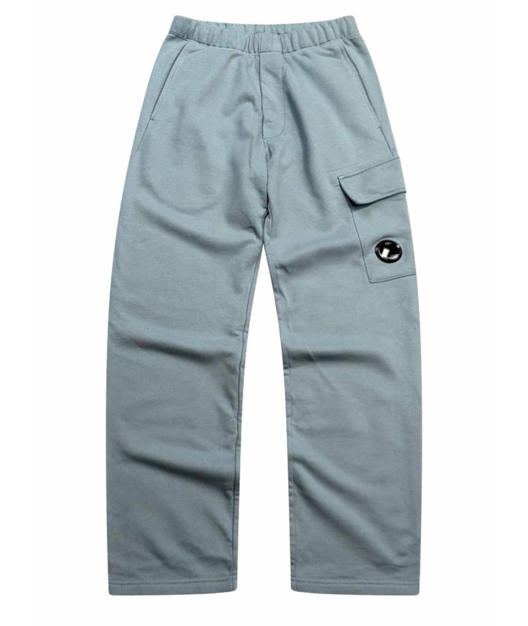 CP COMPANY Голубые хлопковые повседневные брюки, фото 1
