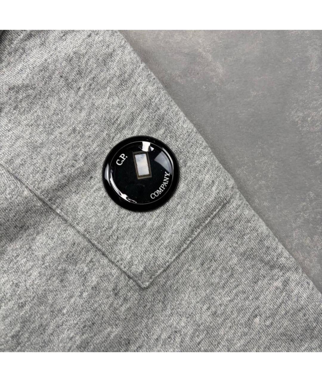 CP COMPANY Серые хлопковые повседневные брюки, фото 3