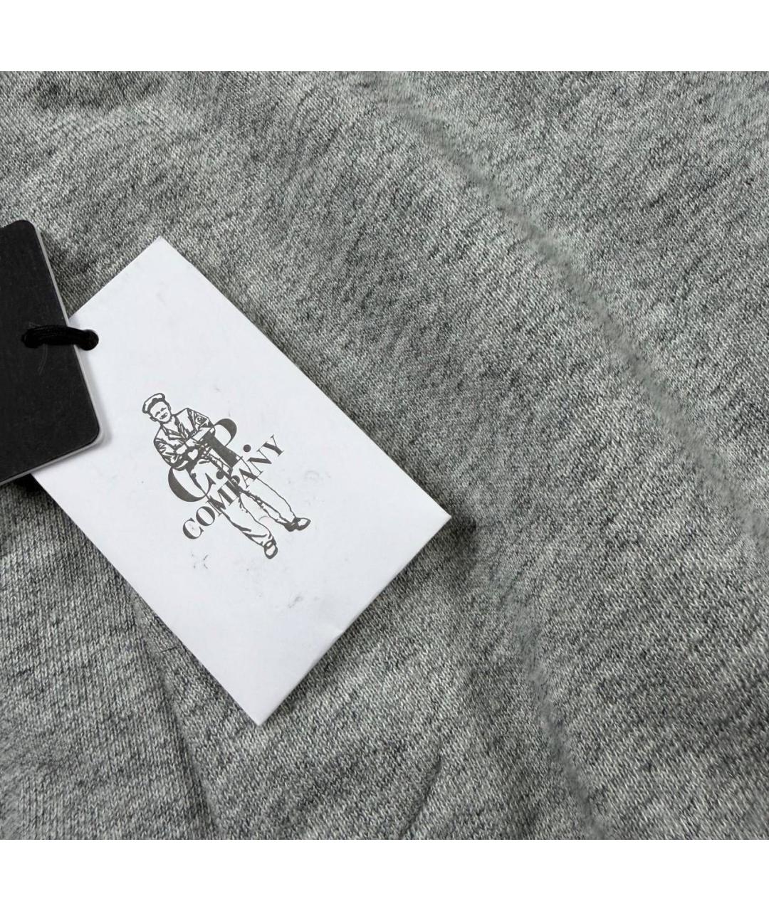 CP COMPANY Серые хлопковые повседневные брюки, фото 4