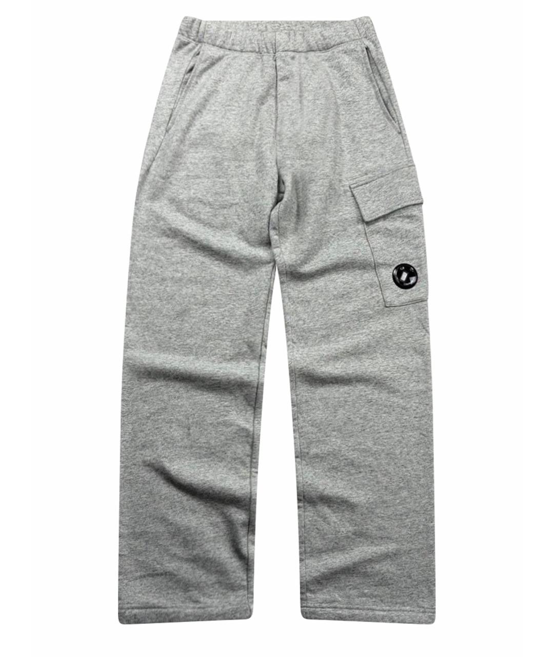 CP COMPANY Серые хлопковые повседневные брюки, фото 1