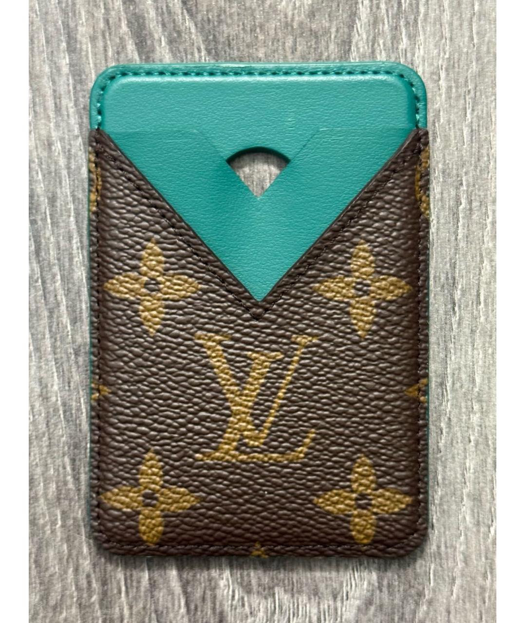LOUIS VUITTON Зеленый кардхолдер, фото 6