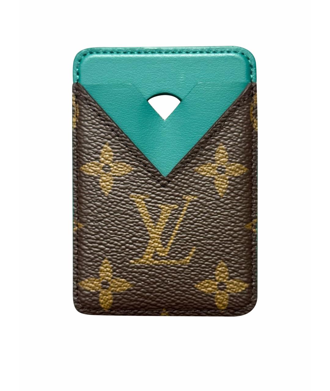 LOUIS VUITTON Зеленый кардхолдер, фото 1
