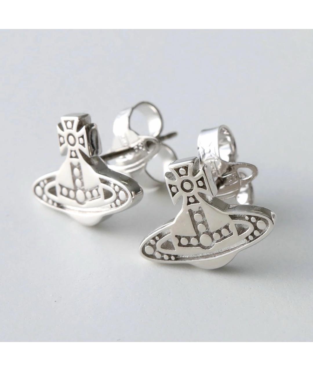 VIVIENNE WESTWOOD Серебряные латунные серьги, фото 3