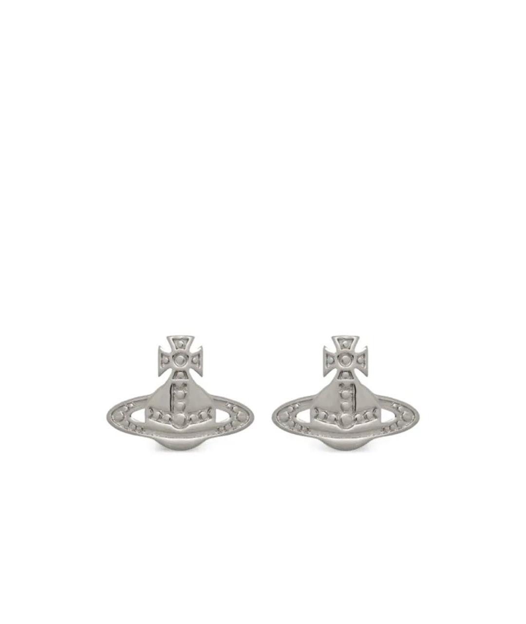 VIVIENNE WESTWOOD Серебряные латунные серьги, фото 7