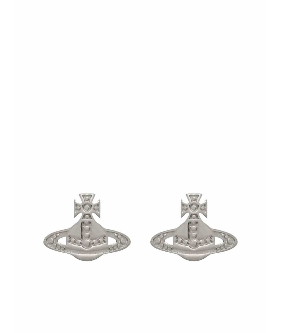 VIVIENNE WESTWOOD Серебряные латунные серьги, фото 1