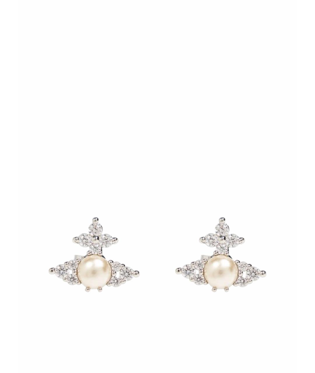 VIVIENNE WESTWOOD Серебряные латунные серьги, фото 1