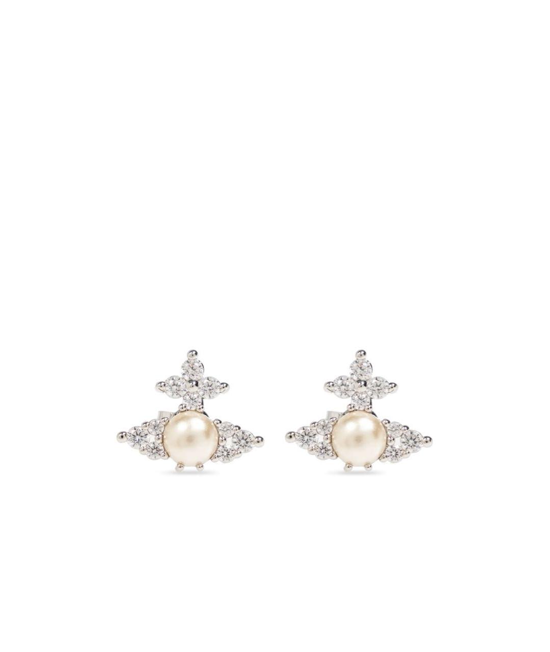 VIVIENNE WESTWOOD Серебряные латунные серьги, фото 7