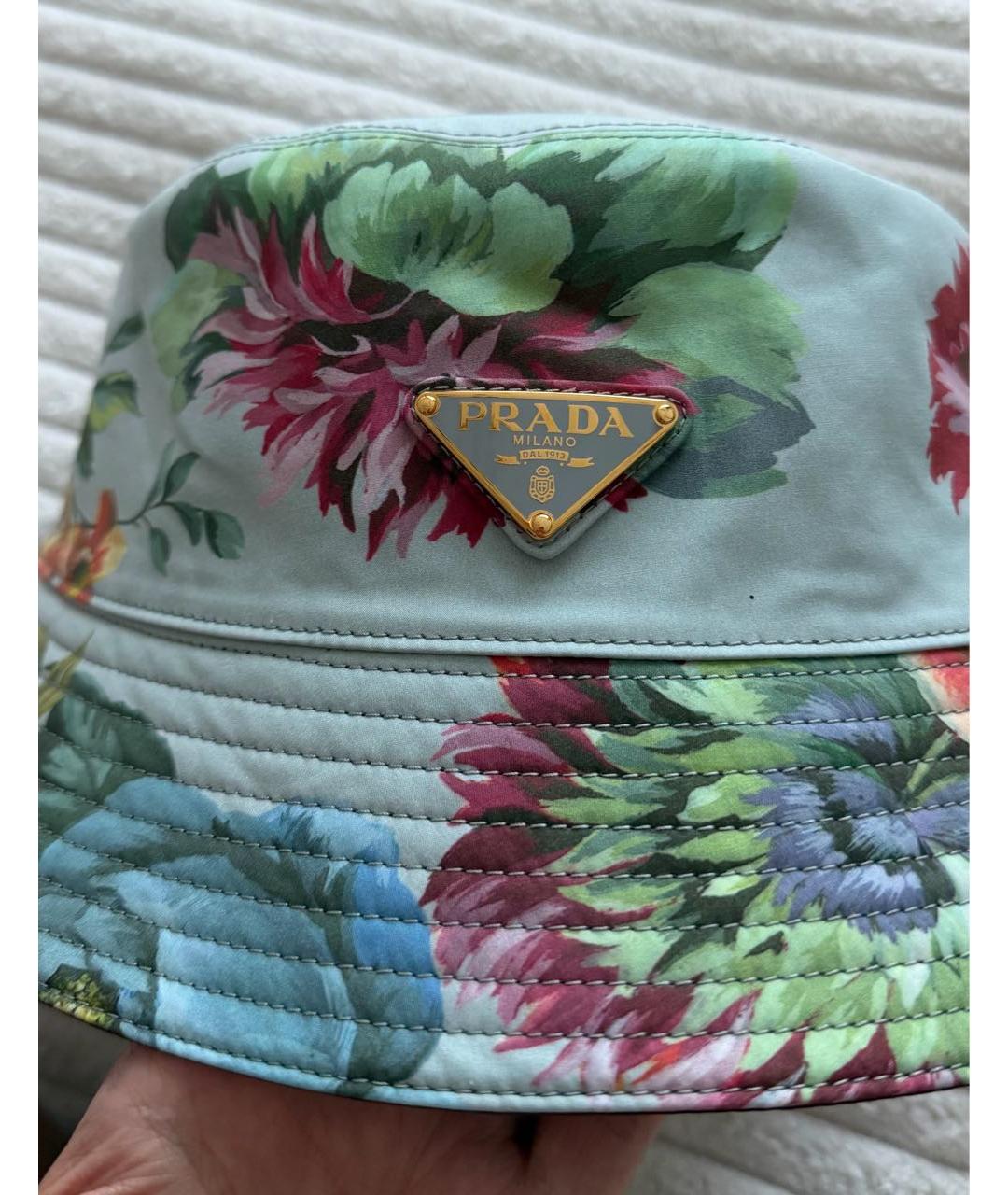 PRADA Мульти хлопковая панама, фото 5