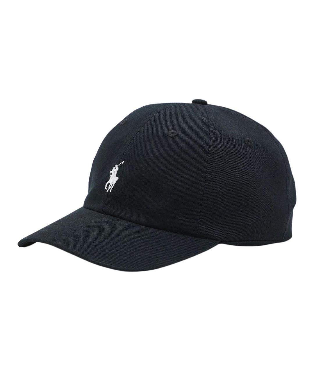 POLO RALPH LAUREN Черная хлопковая кепка, фото 1