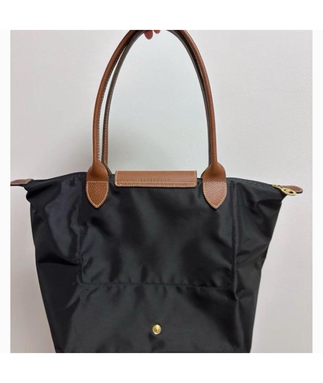 LONGCHAMP Черная сумка тоут, фото 8
