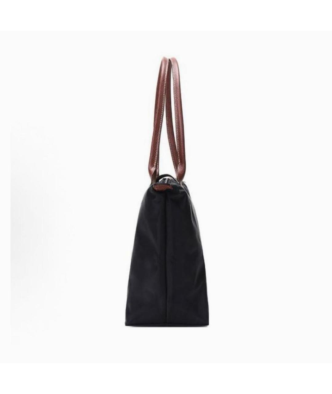 LONGCHAMP Черная сумка тоут, фото 3
