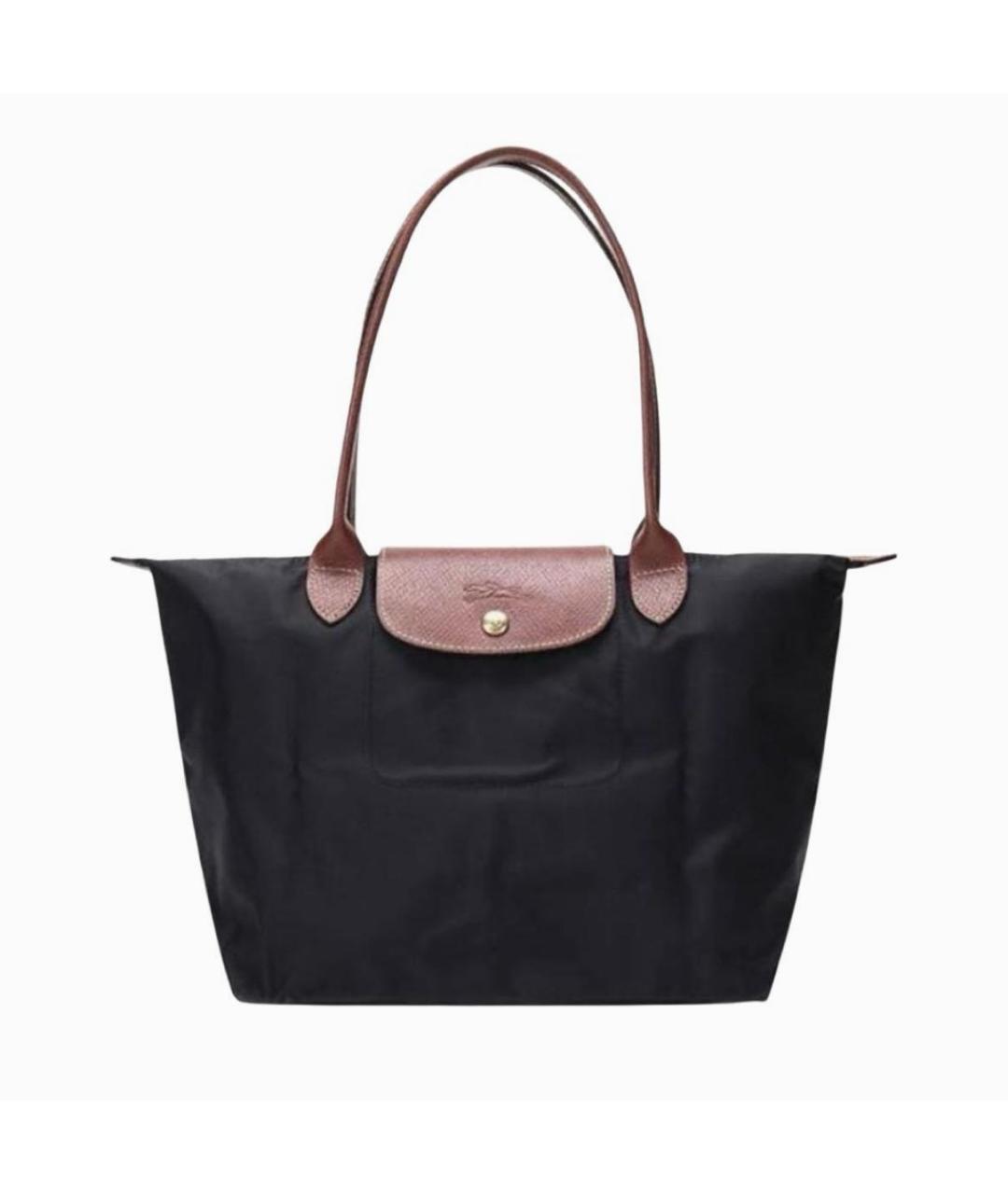 LONGCHAMP Черная сумка тоут, фото 1