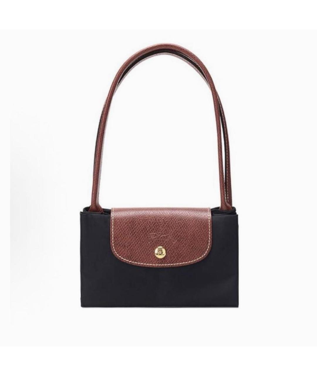 LONGCHAMP Черная сумка тоут, фото 4