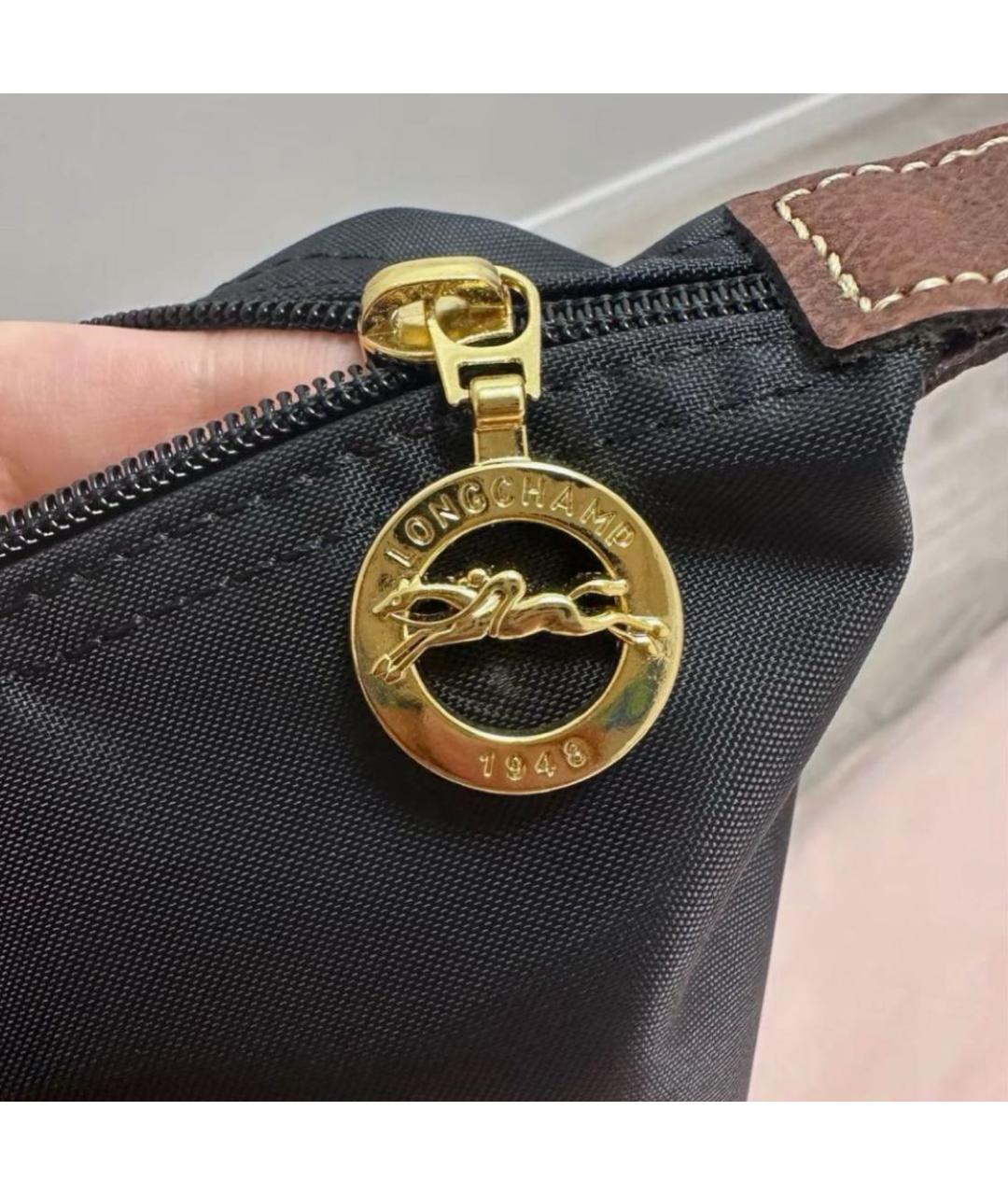 LONGCHAMP Черная сумка тоут, фото 6
