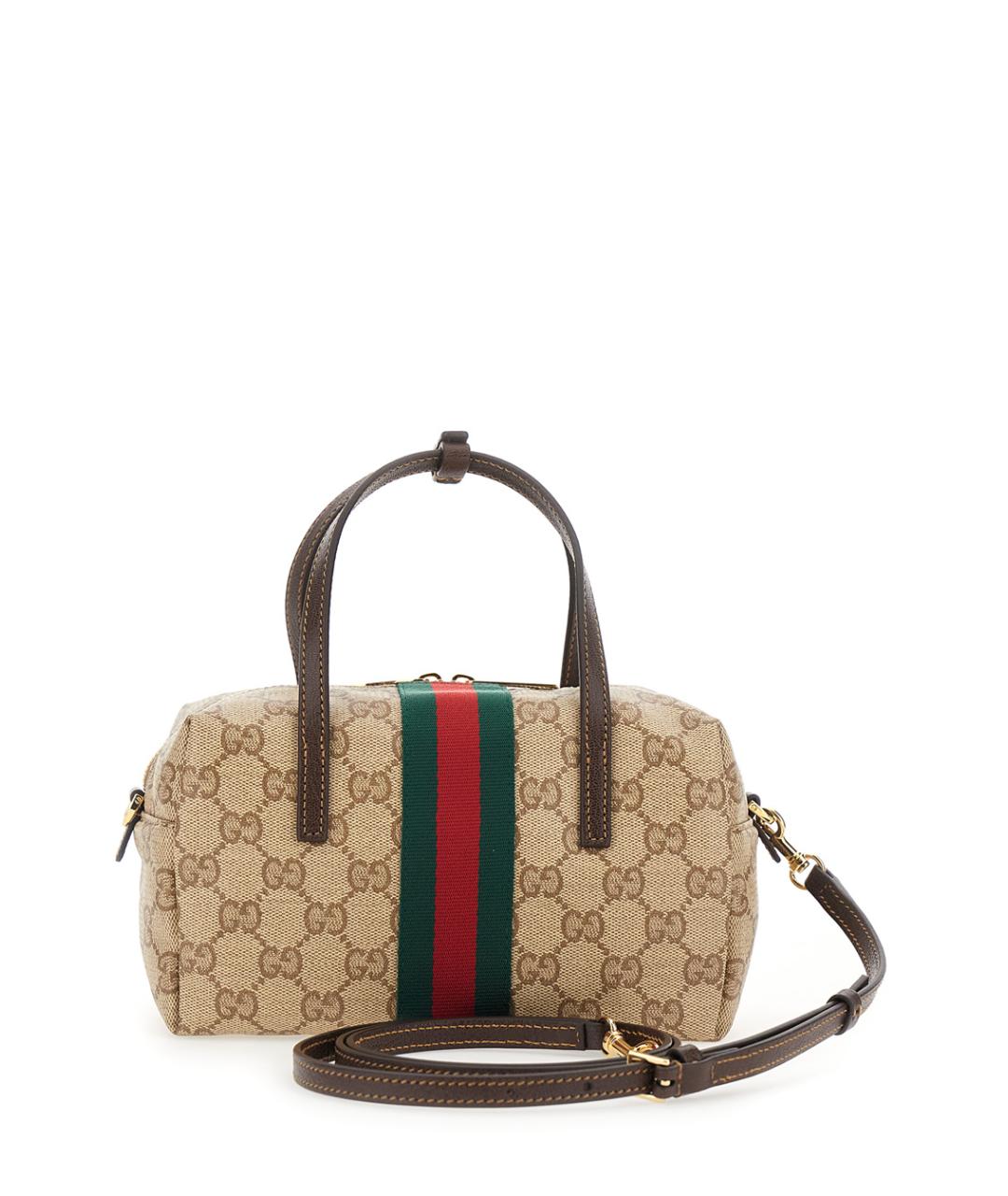 GUCCI Бежевая канва сумка тоут, фото 2
