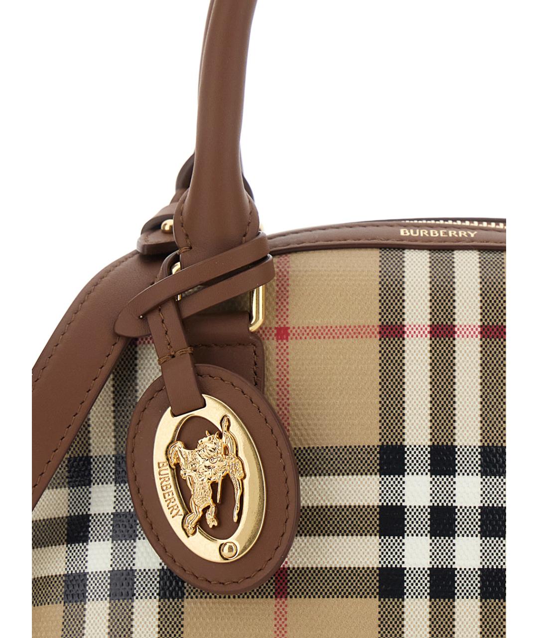 BURBERRY Бежевая канва сумка тоут, фото 3