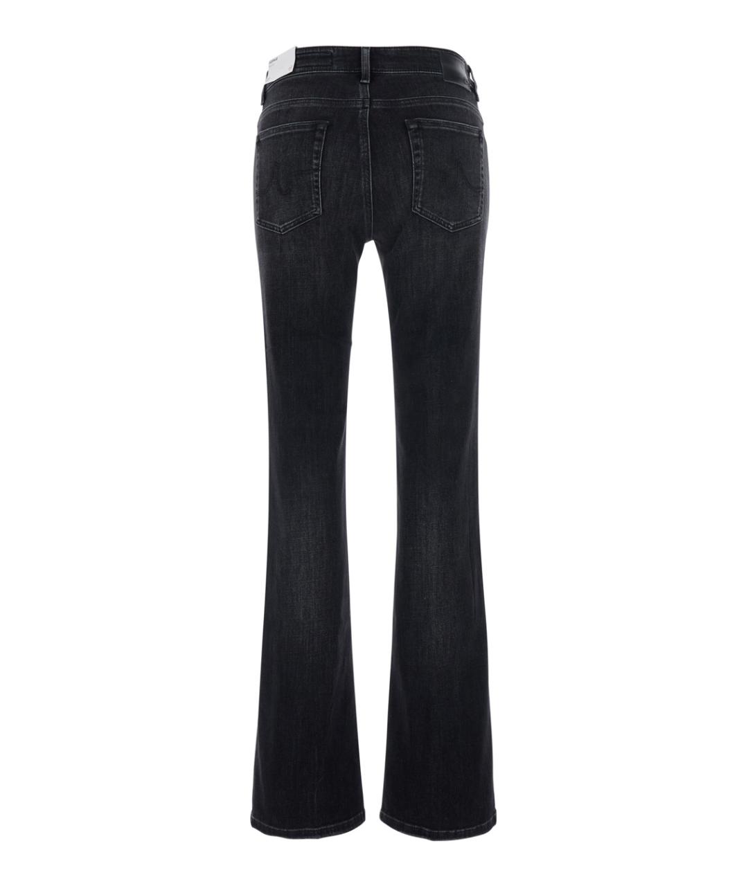 AG JEANS Серые хлопковые джинсы клеш, фото 2