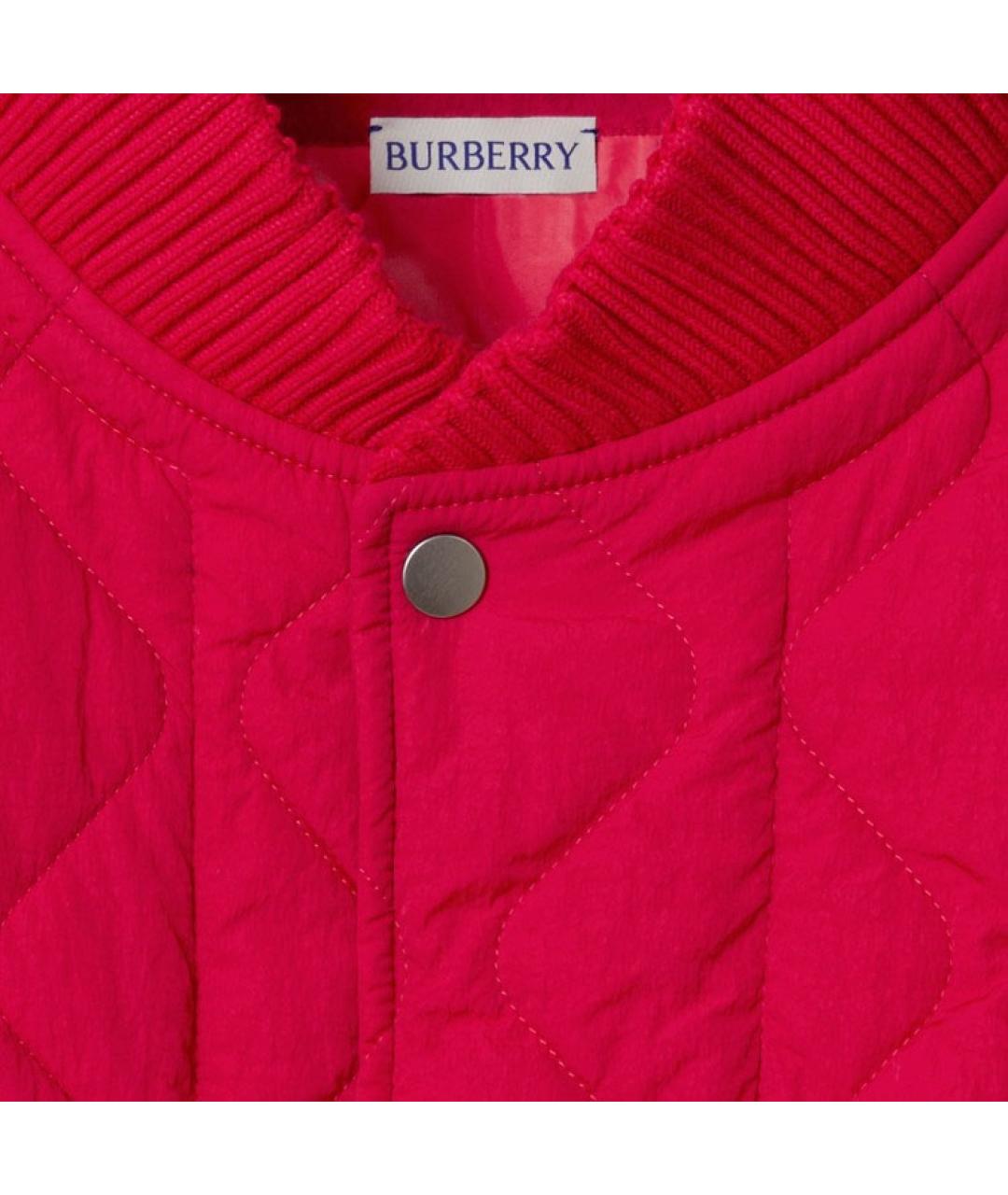 BURBERRY Красный пуховик, фото 5