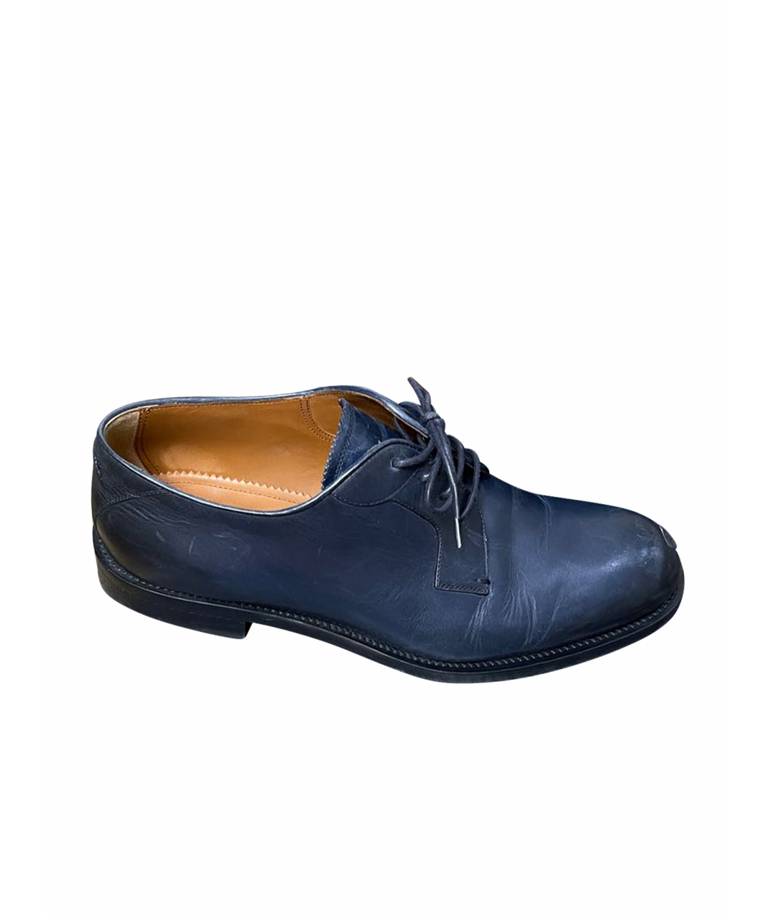 ERMENEGILDO ZEGNA XXX Синие кожаные туфли, фото 1