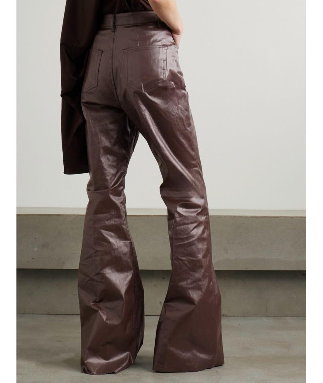 RICK OWENS Коричневые джинсы клеш, фото 2