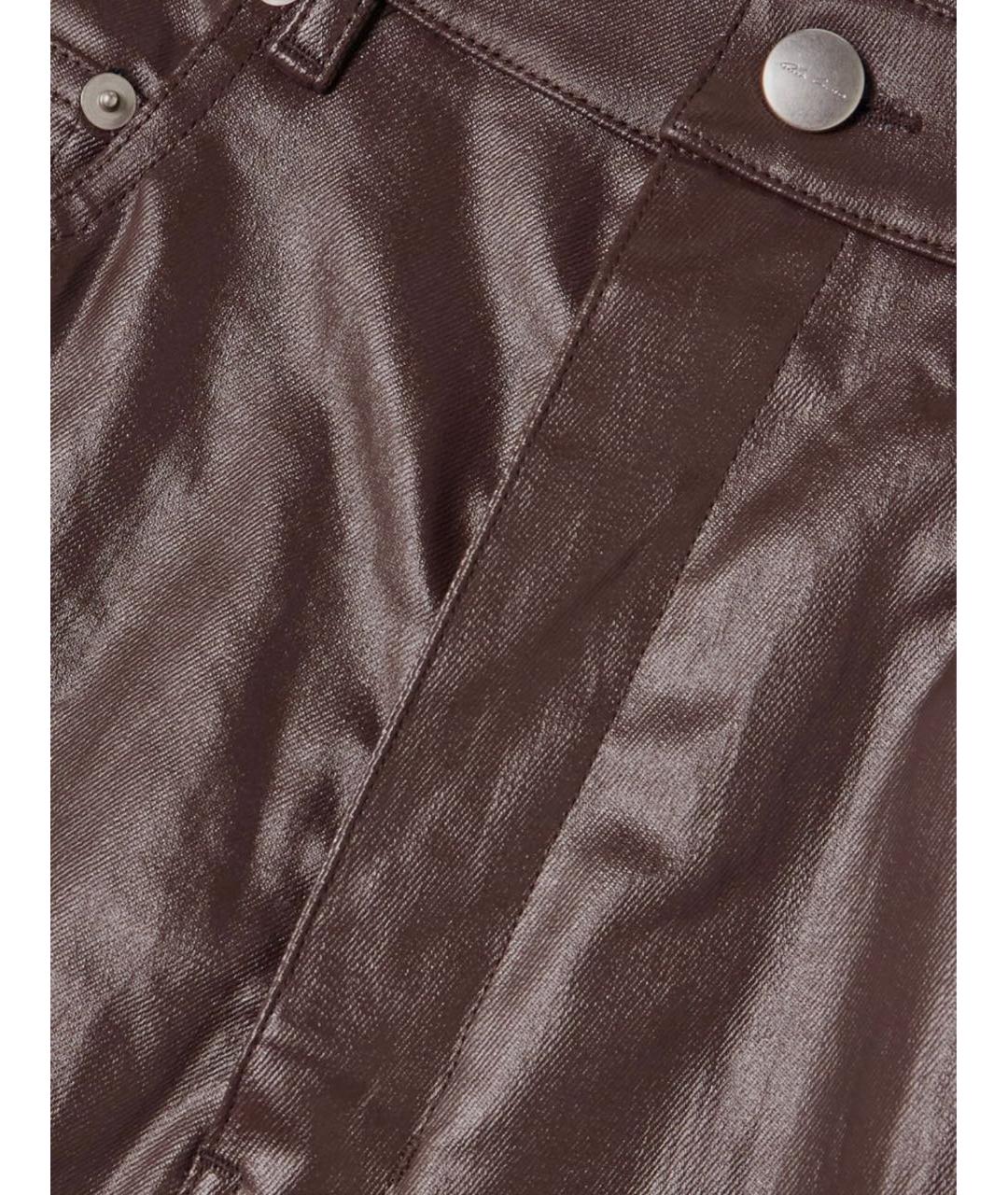 RICK OWENS Коричневые джинсы клеш, фото 4