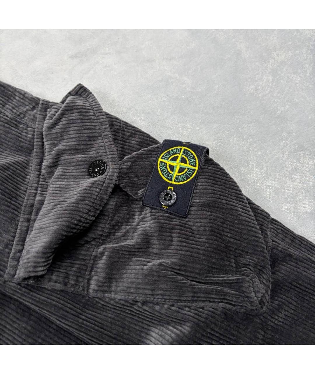 STONE ISLAND Черные хлопковые брюки и шорты, фото 2