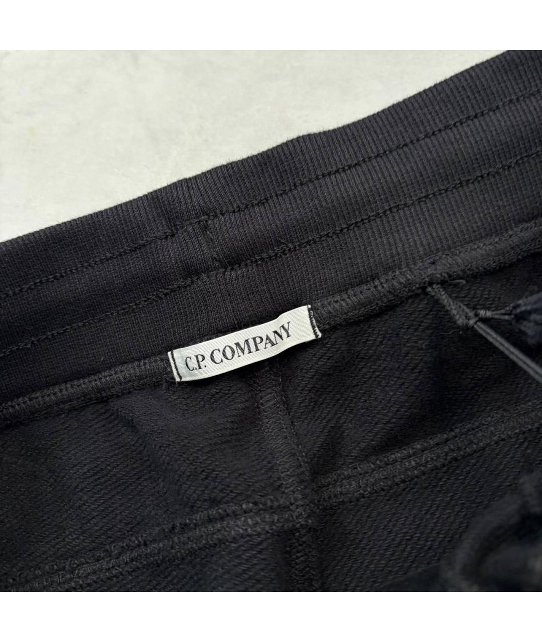 CP COMPANY Черные хлопковые шорты, фото 5