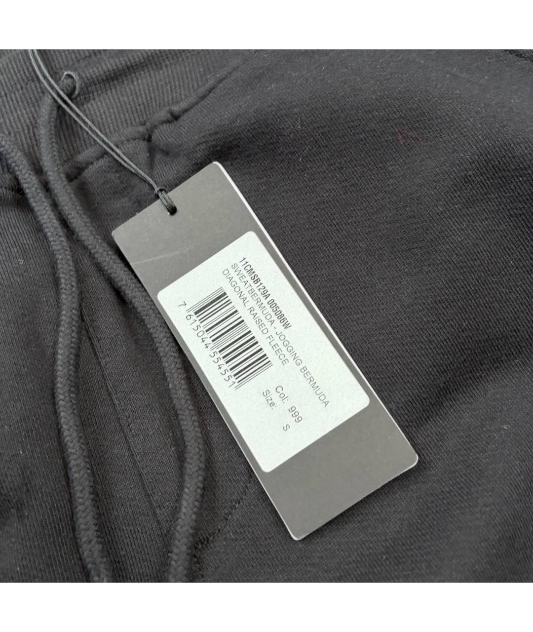 CP COMPANY Черные хлопковые шорты, фото 4