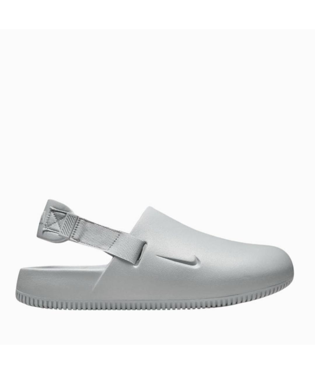 NIKE Серые резиновые шлепанцы, фото 8
