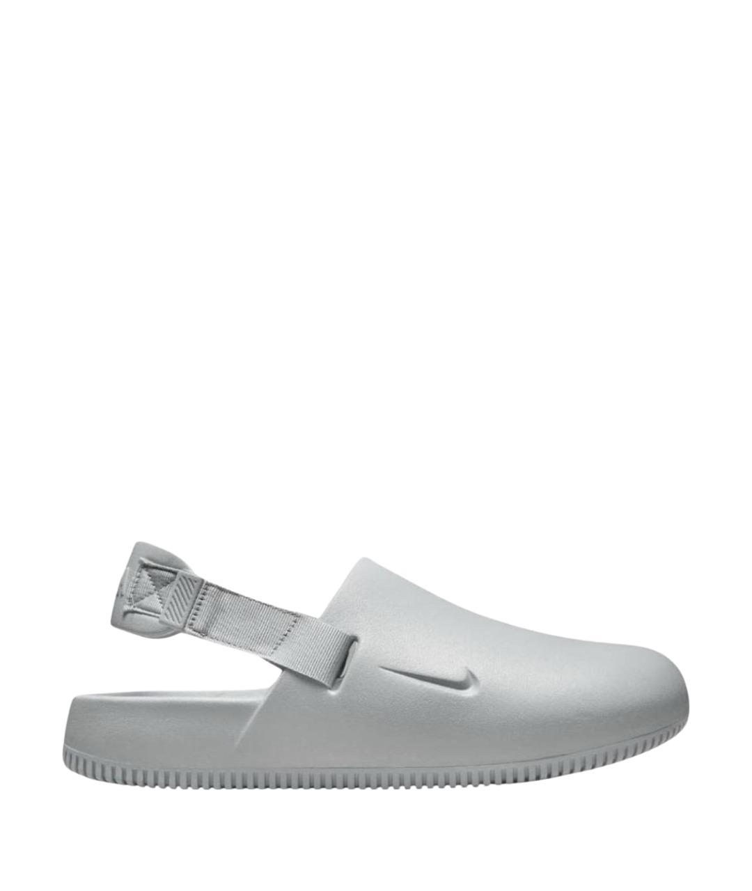 NIKE Серые резиновые шлепанцы, фото 1