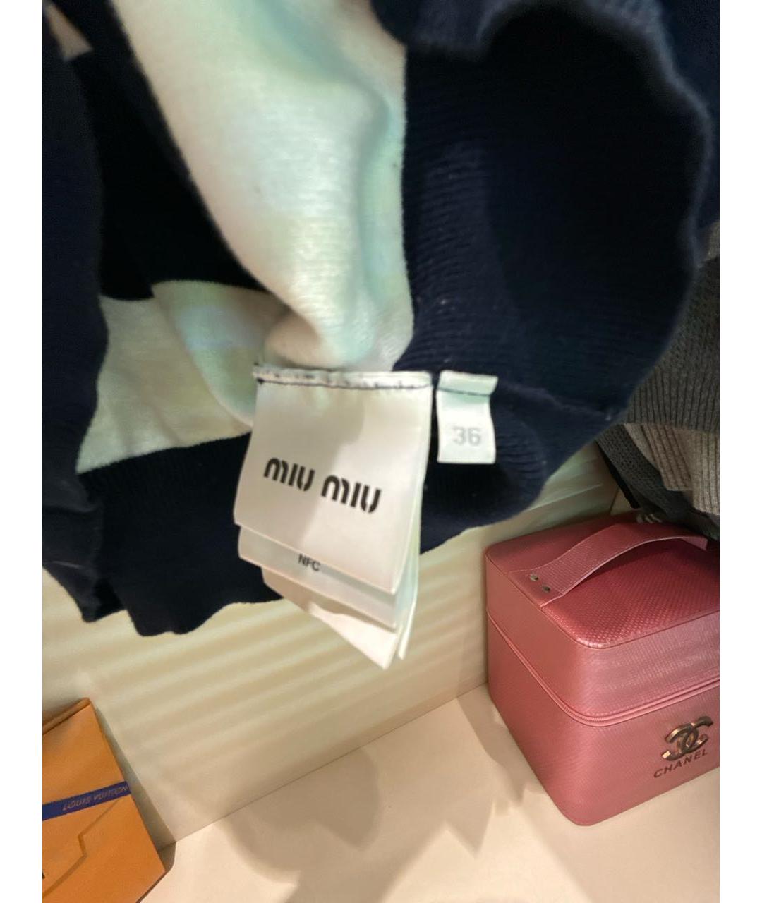 MIU MIU Хлопковая футболка, фото 4