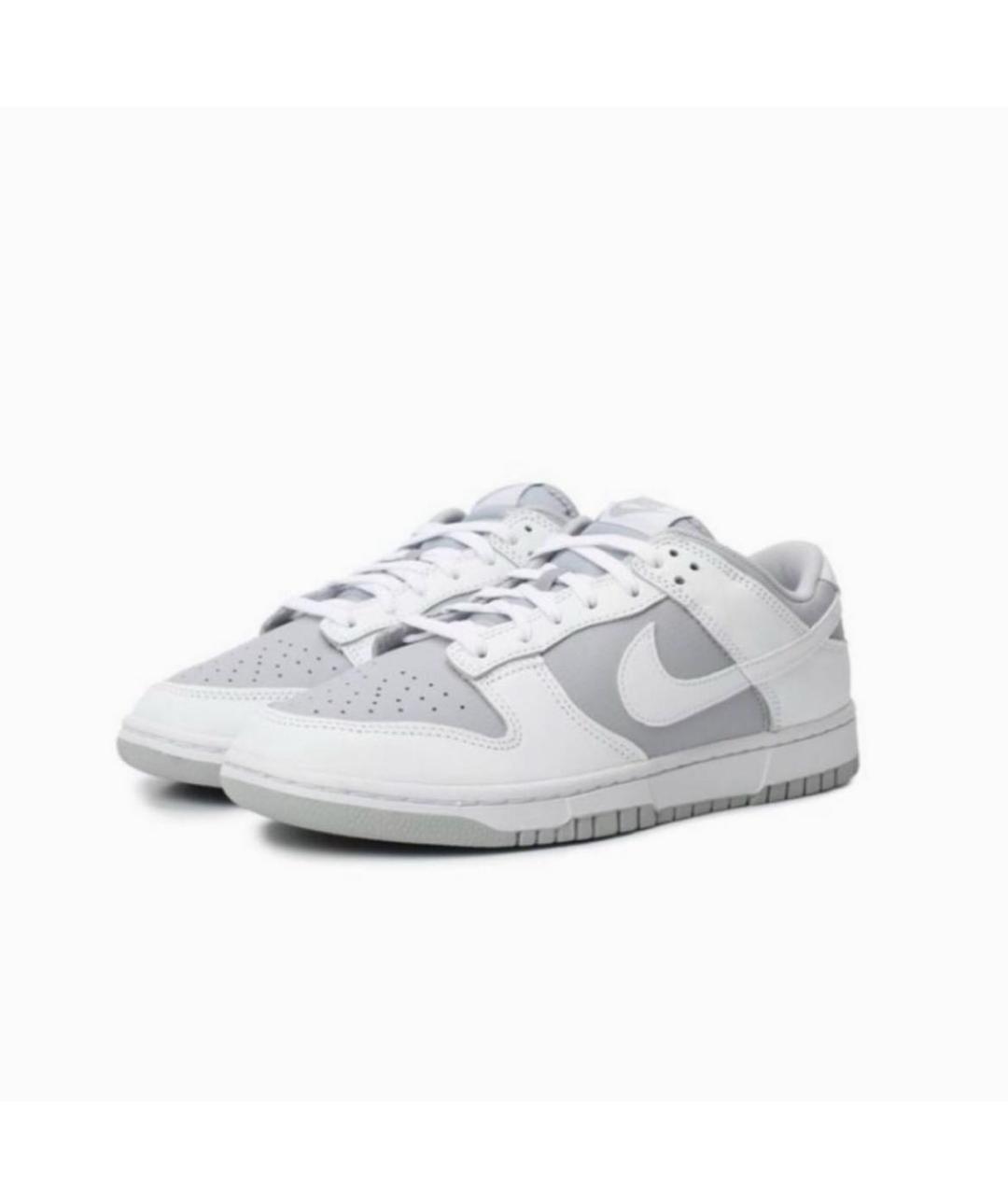 NIKE Белые кожаные кроссовки, фото 2