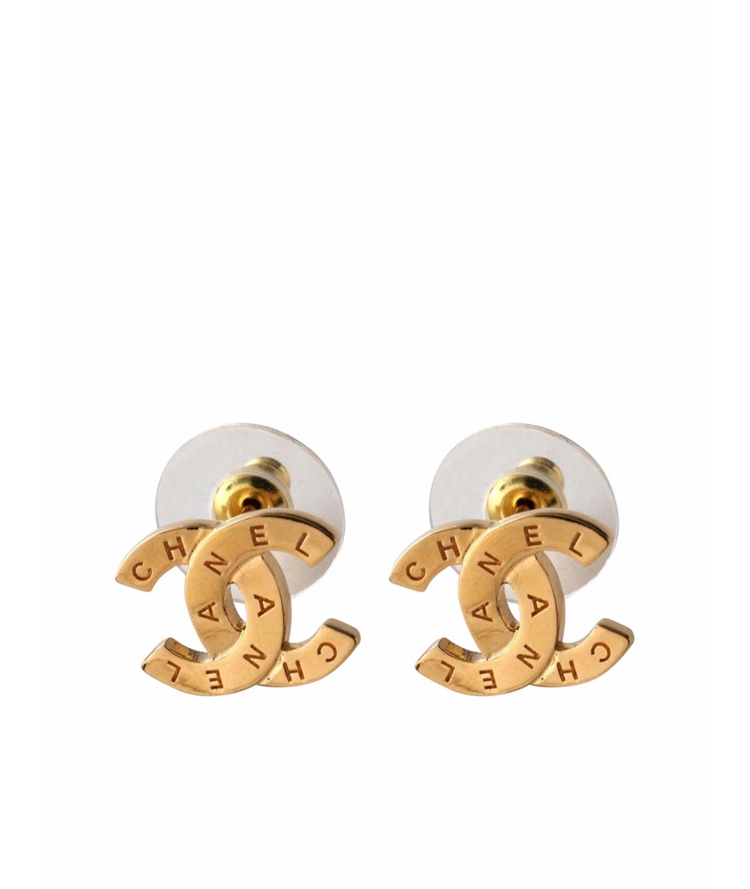 CHANEL Золотые серьги из желтого золота, фото 1