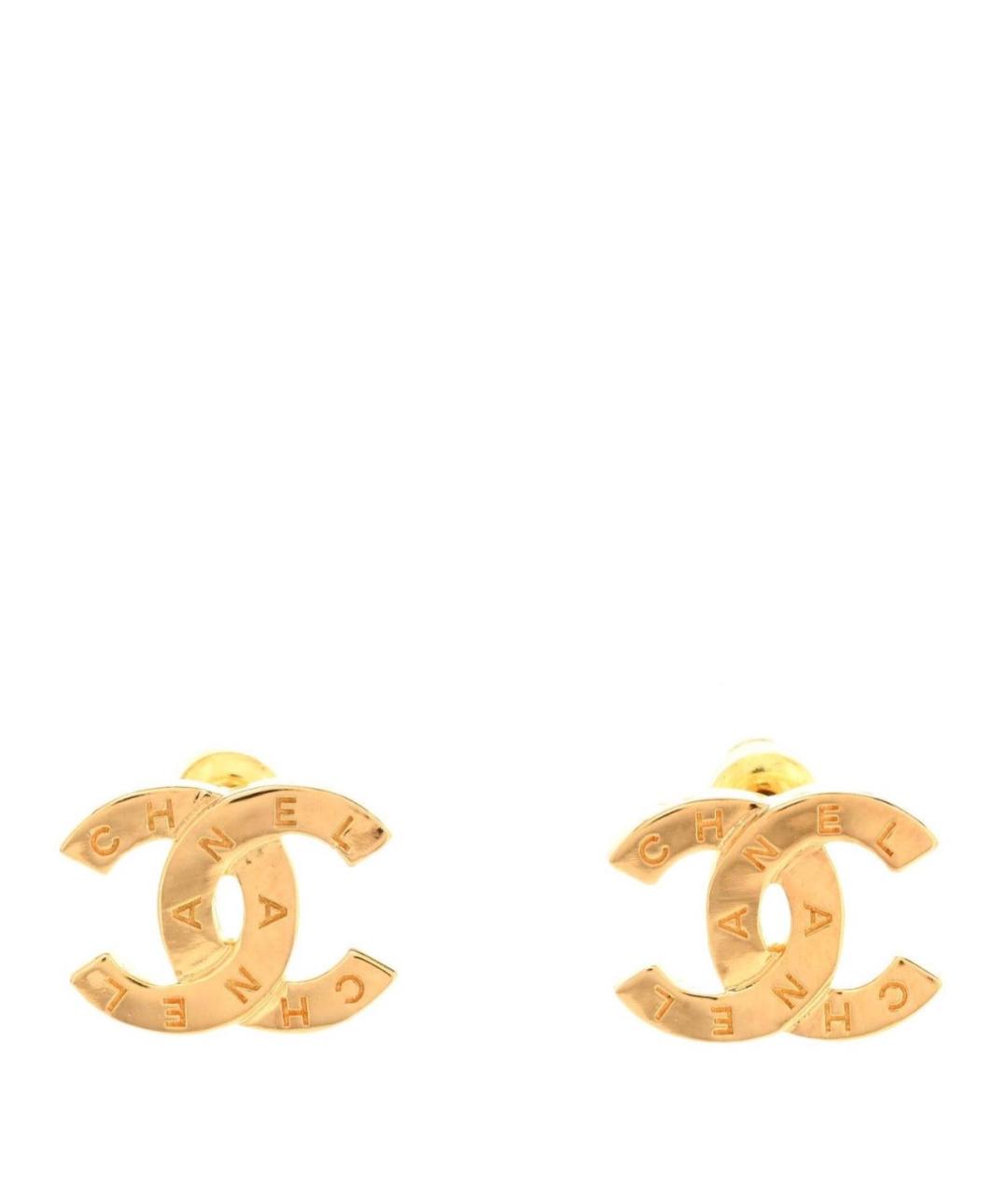 CHANEL Золотые серьги из желтого золота, фото 2