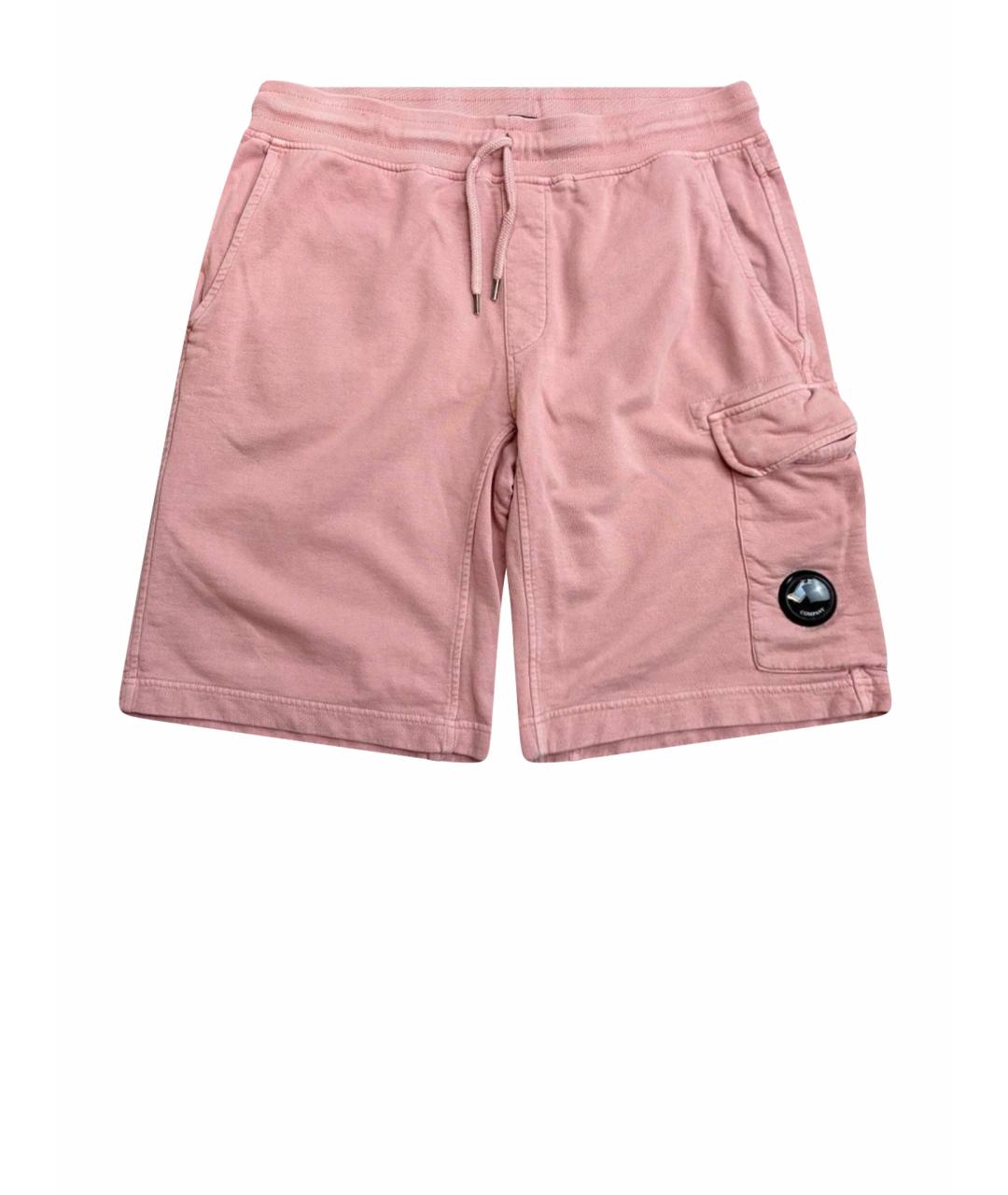 CP COMPANY Розовые хлопковые шорты, фото 1