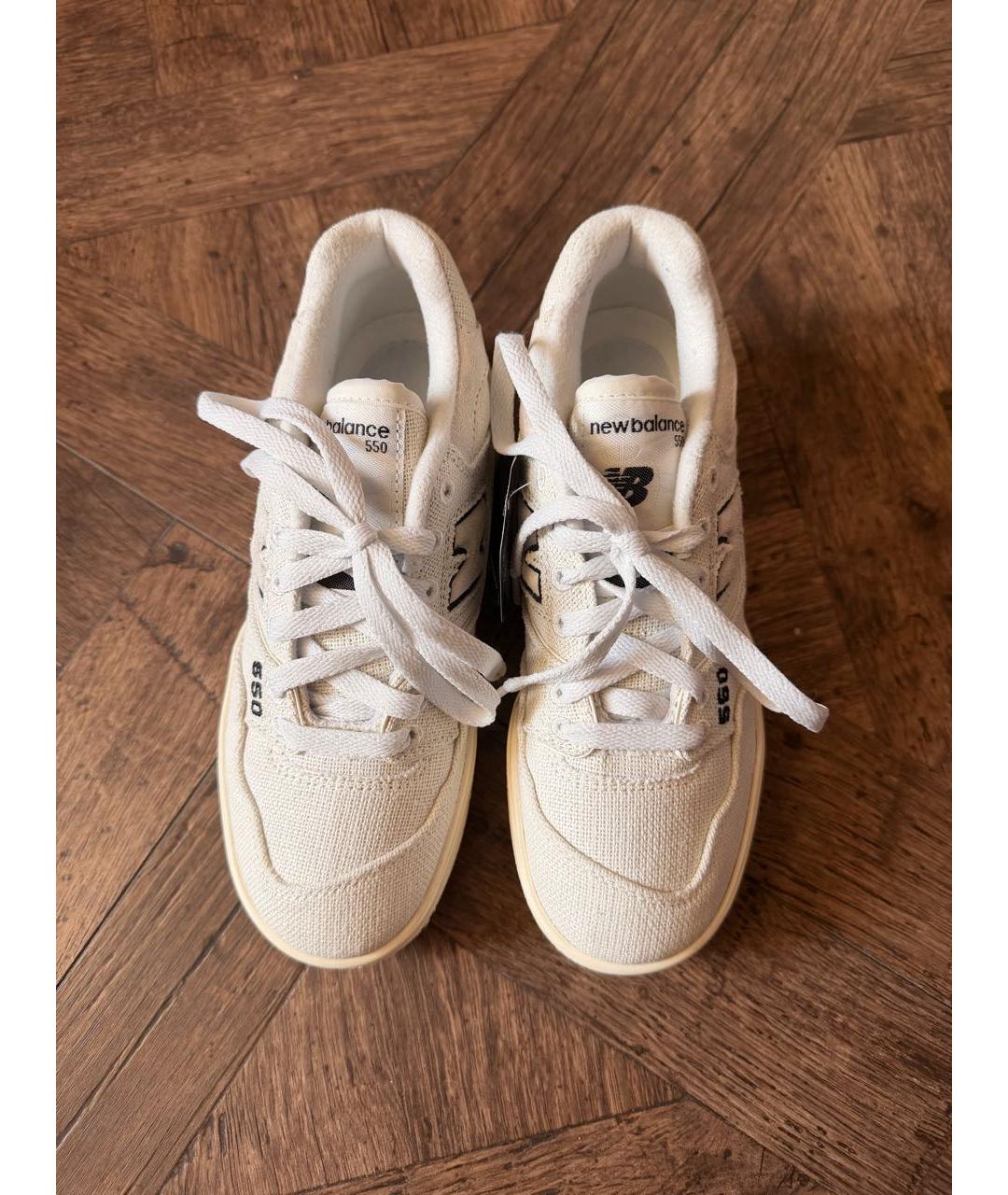 NEW BALANCE Бежевые текстильные кроссовки, фото 2
