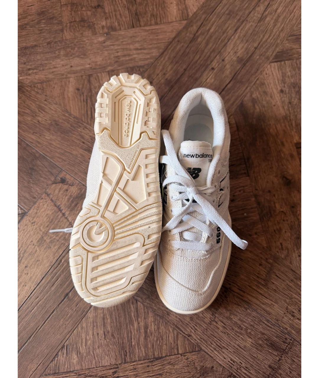 NEW BALANCE Бежевые текстильные кроссовки, фото 5