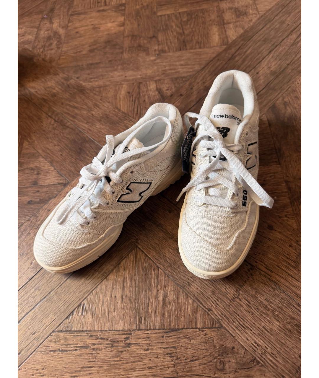NEW BALANCE Бежевые текстильные кроссовки, фото 3