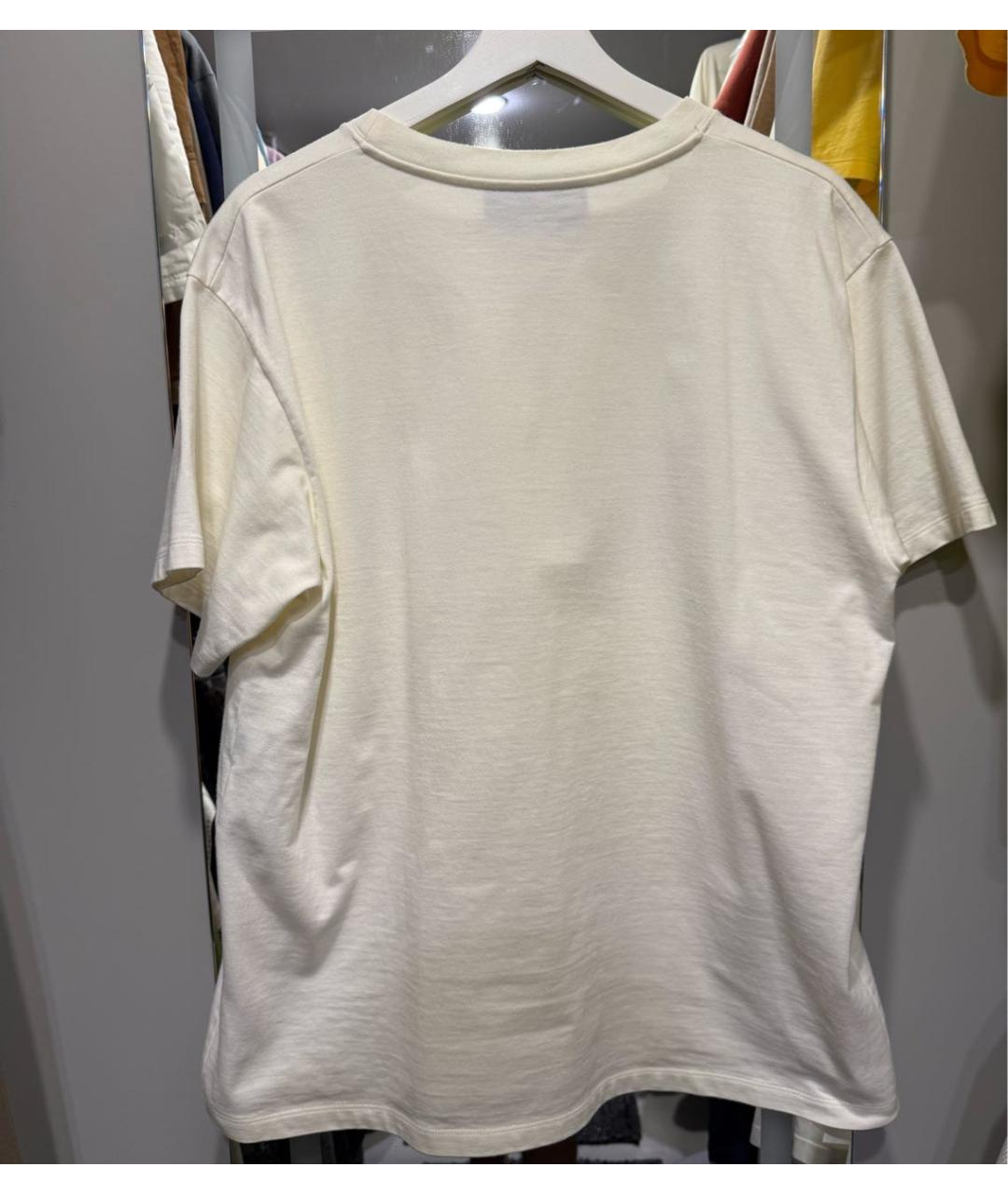 GUCCI Бежевая хлопковая футболка, фото 2