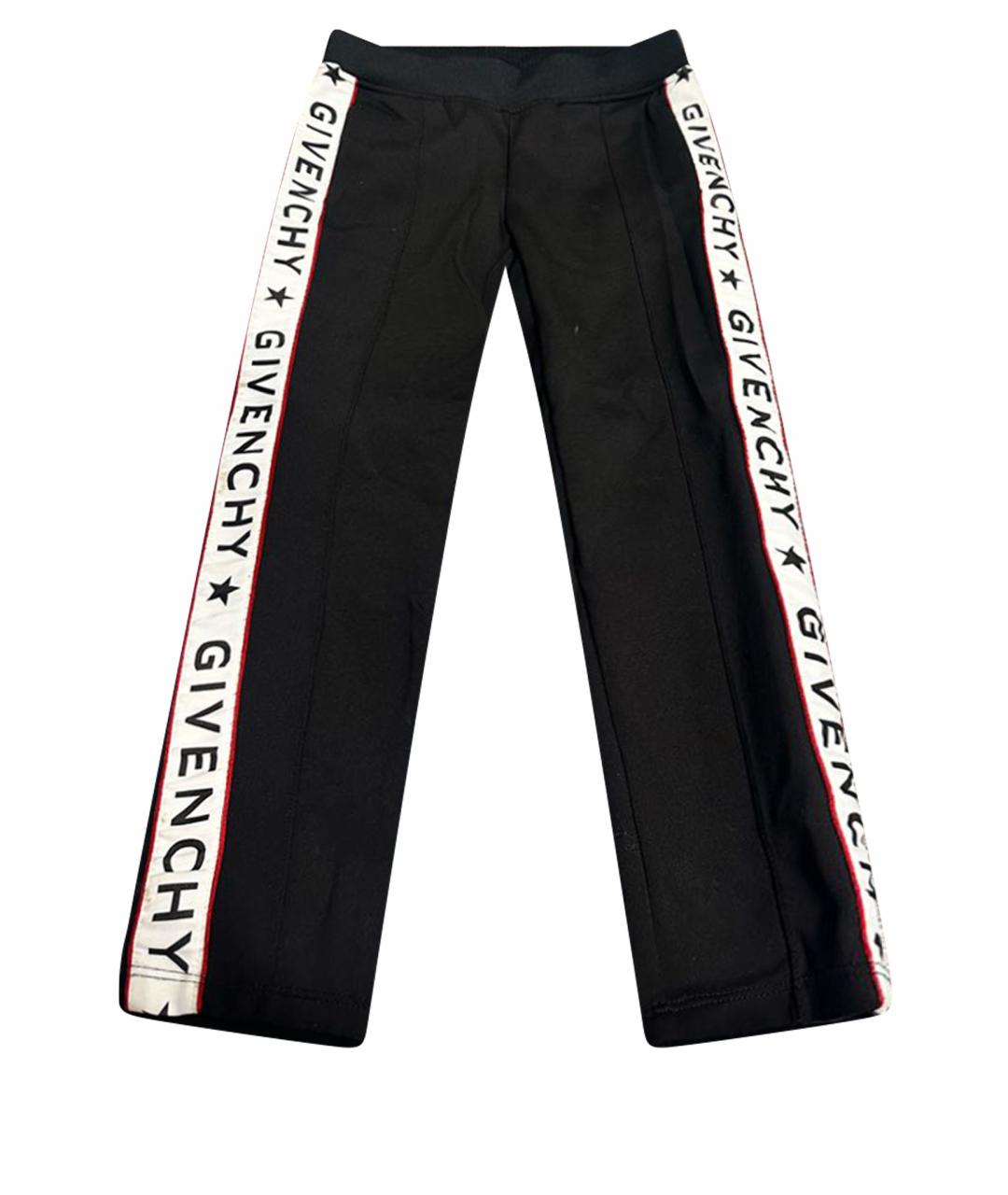 GIVENCHY Черные хлопковые брюки и шорты, фото 1