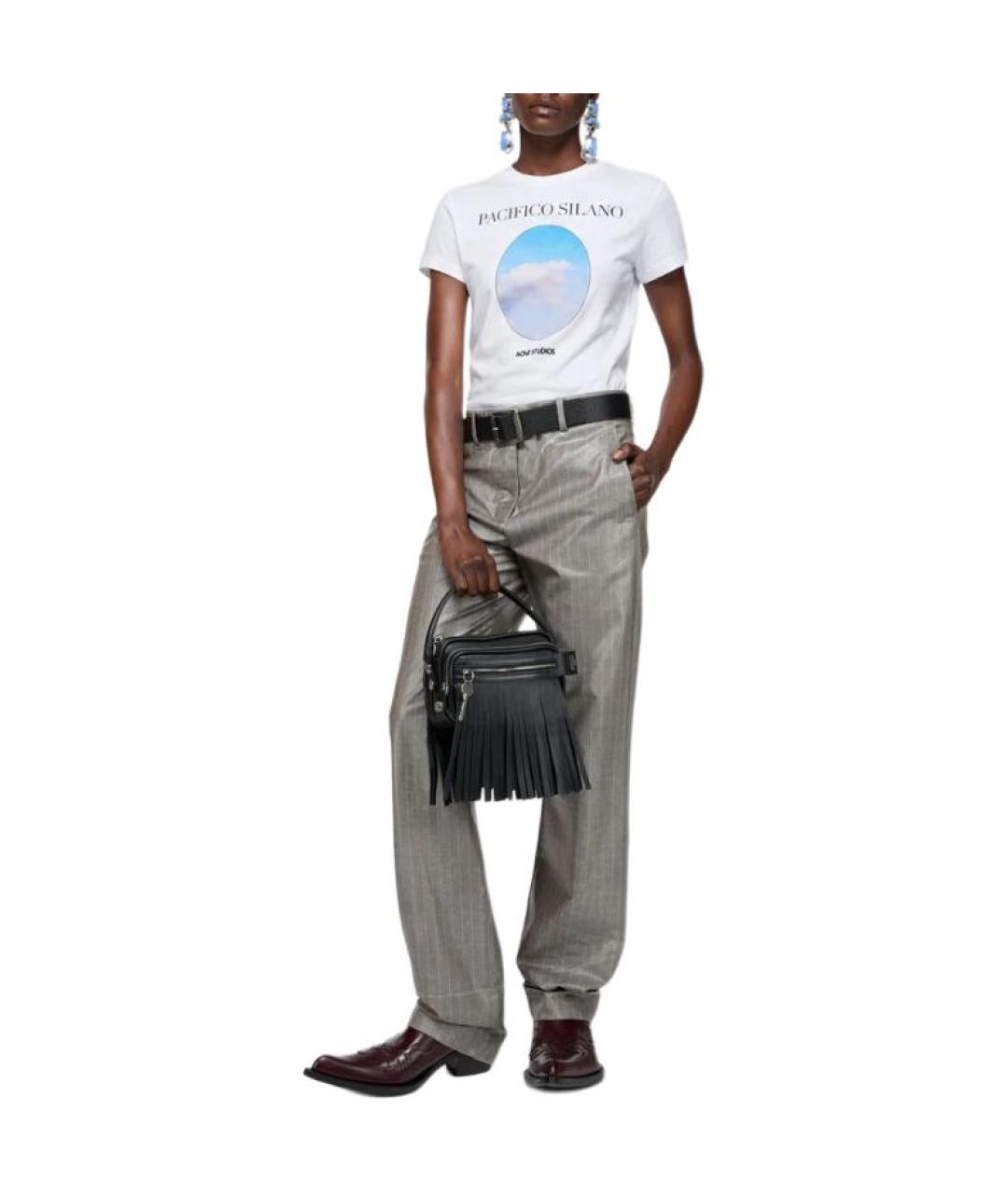 ACNE STUDIOS Белая футболка, фото 3