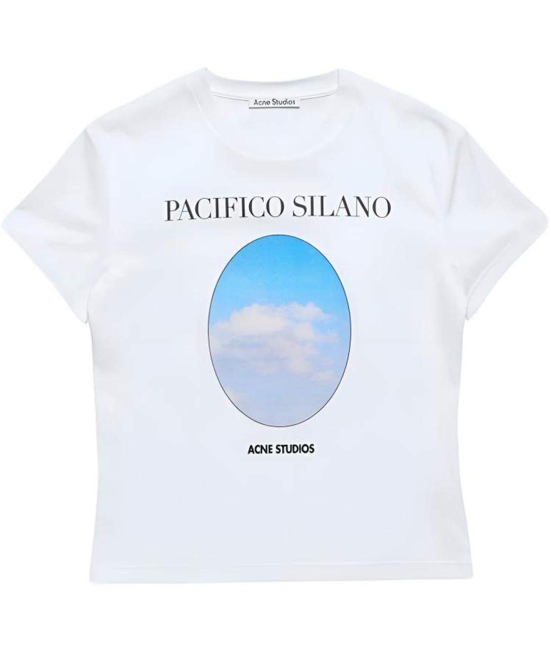 ACNE STUDIOS Белая футболка, фото 1