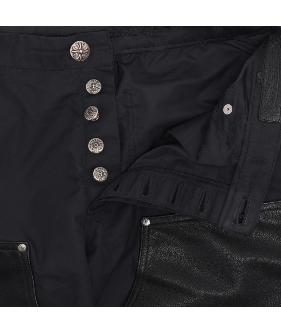 CHROME HEARTS Черные повседневные брюки, фото 3