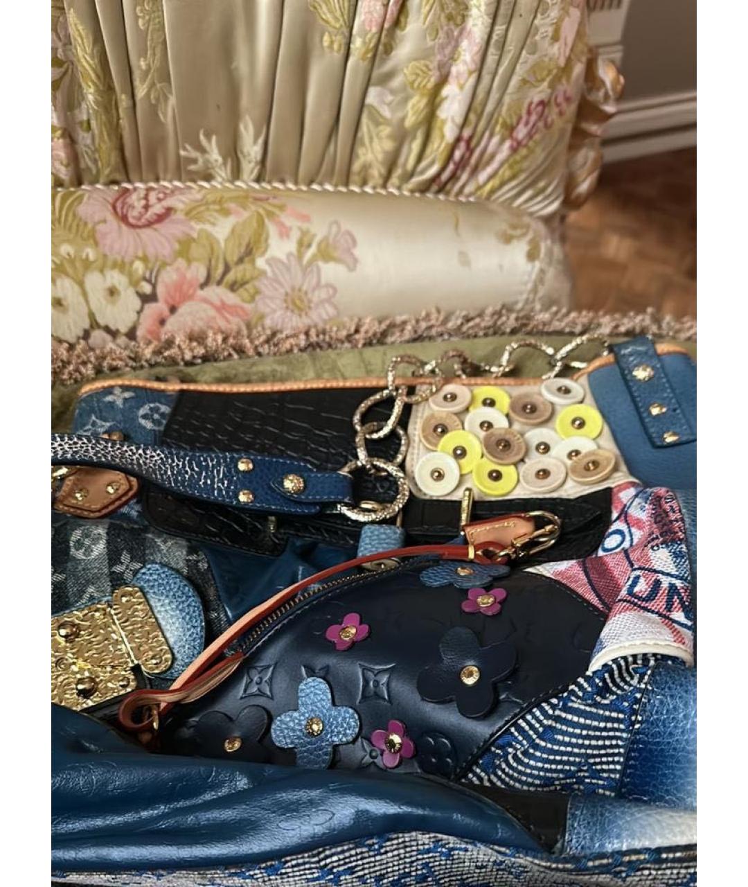 LOUIS VUITTON Мульти деним сумка тоут, фото 5
