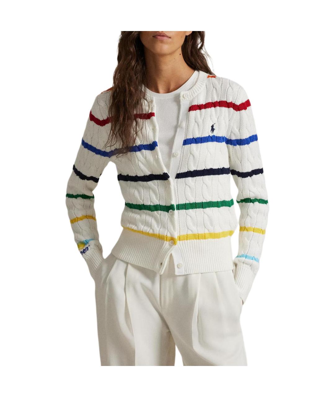 POLO RALPH LAUREN Мульти хлопковый кардиган, фото 3