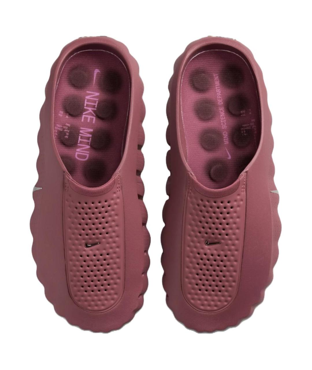 NIKE Бордовые мюли, фото 4