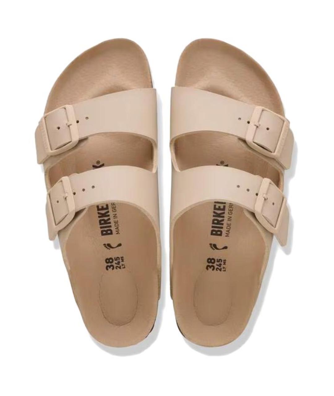 BIRKENSTOCK Бежевые сандалии, фото 3