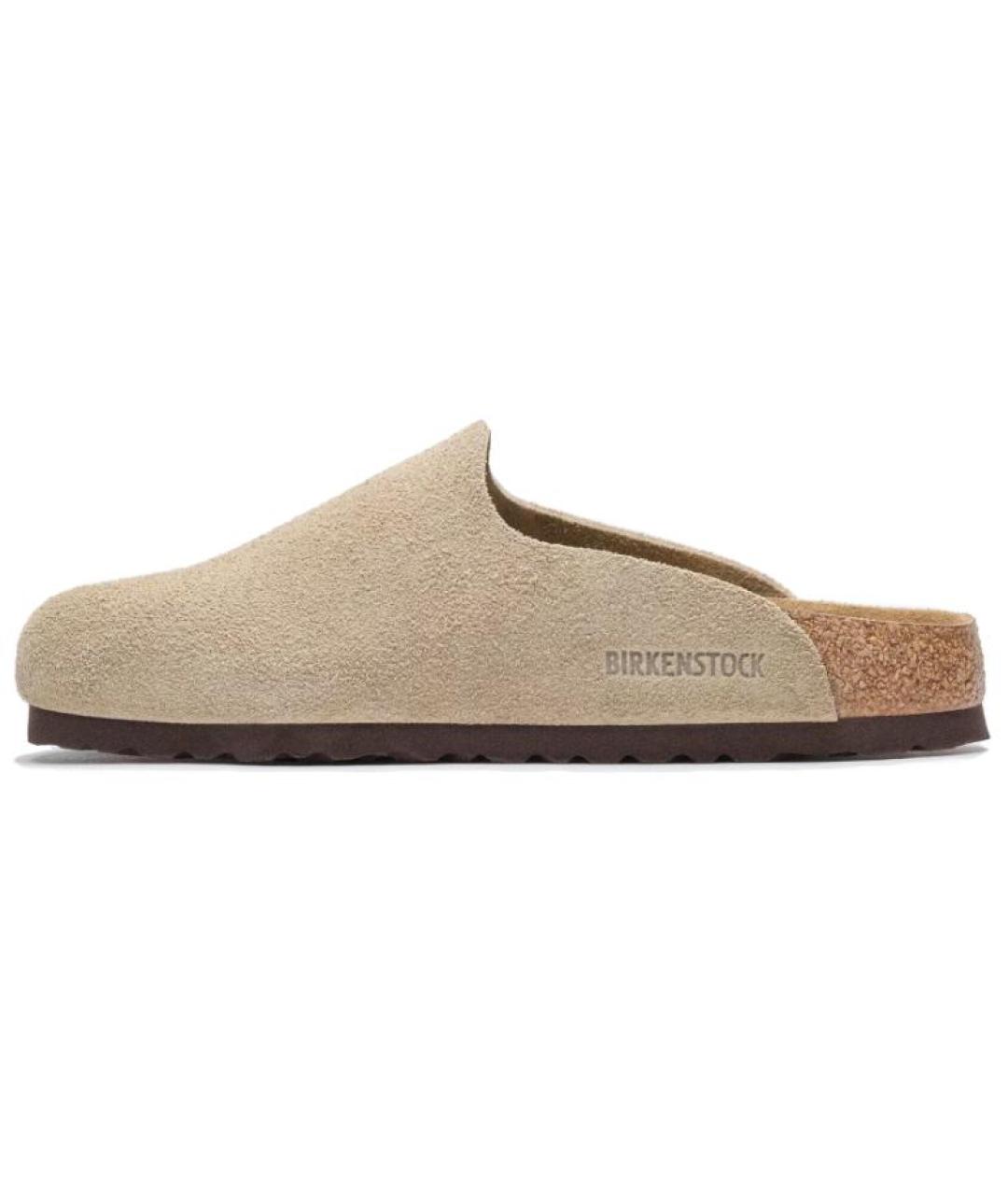 BIRKENSTOCK Коричневые замшевые сандалии, фото 2