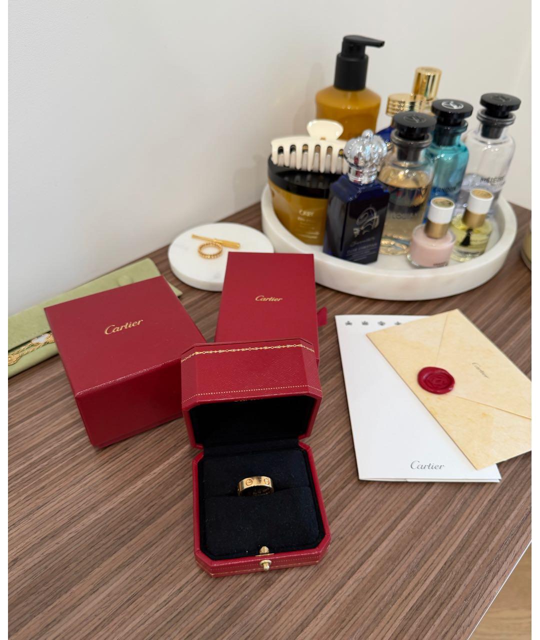 CARTIER Желтое кольцо из желтого золота, фото 3