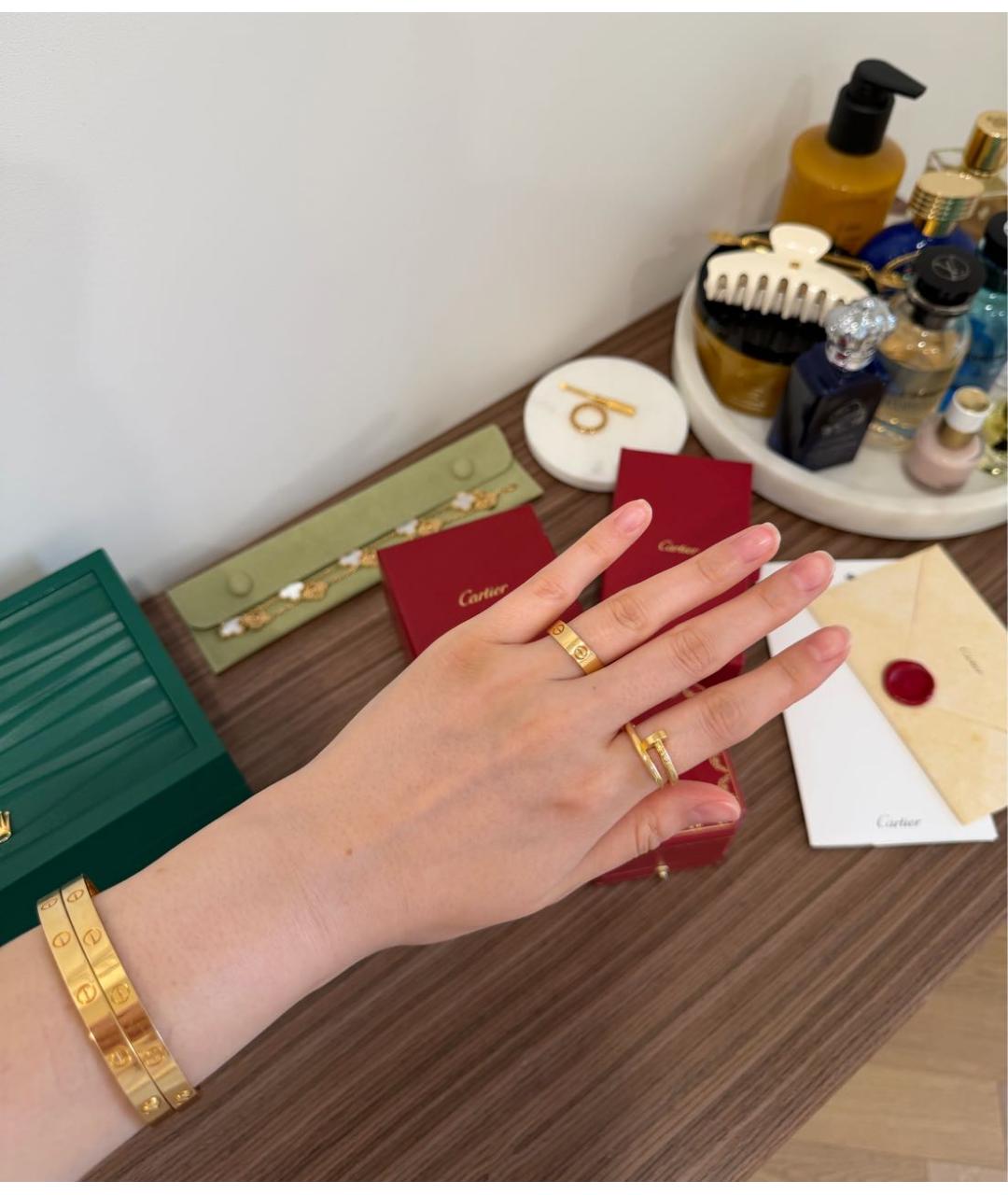 CARTIER Желтое кольцо из желтого золота, фото 2